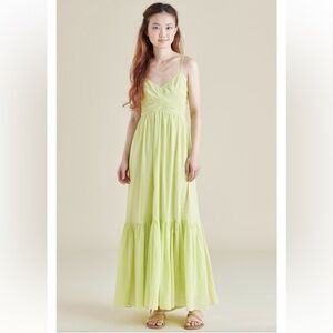 Steve Madden Elegant Lime Green Maxi Dress New with Tags
